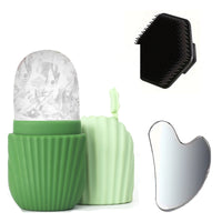 Facial Ice Roller and Scraping Board Set 15