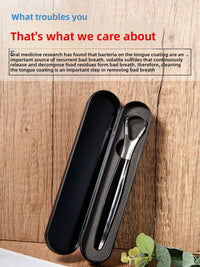 Stainless Steel Tongue Cleaner Scraper for Oral Hygiene 2