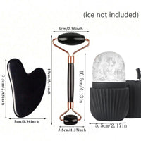 Facial Ice Roller and Scraping Board Set 2