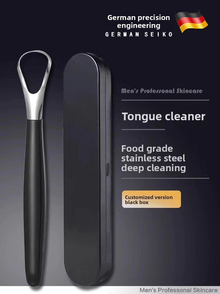 Stainless Steel Tongue Cleaner Scraper for Oral Hygiene