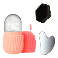 Facial Ice Roller and Scraping Board Set 13