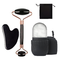 Facial Ice Roller and Scraping Board Set 11