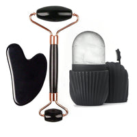 Facial Ice Roller and Scraping Board Set 3